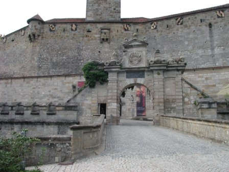 The entrance gate